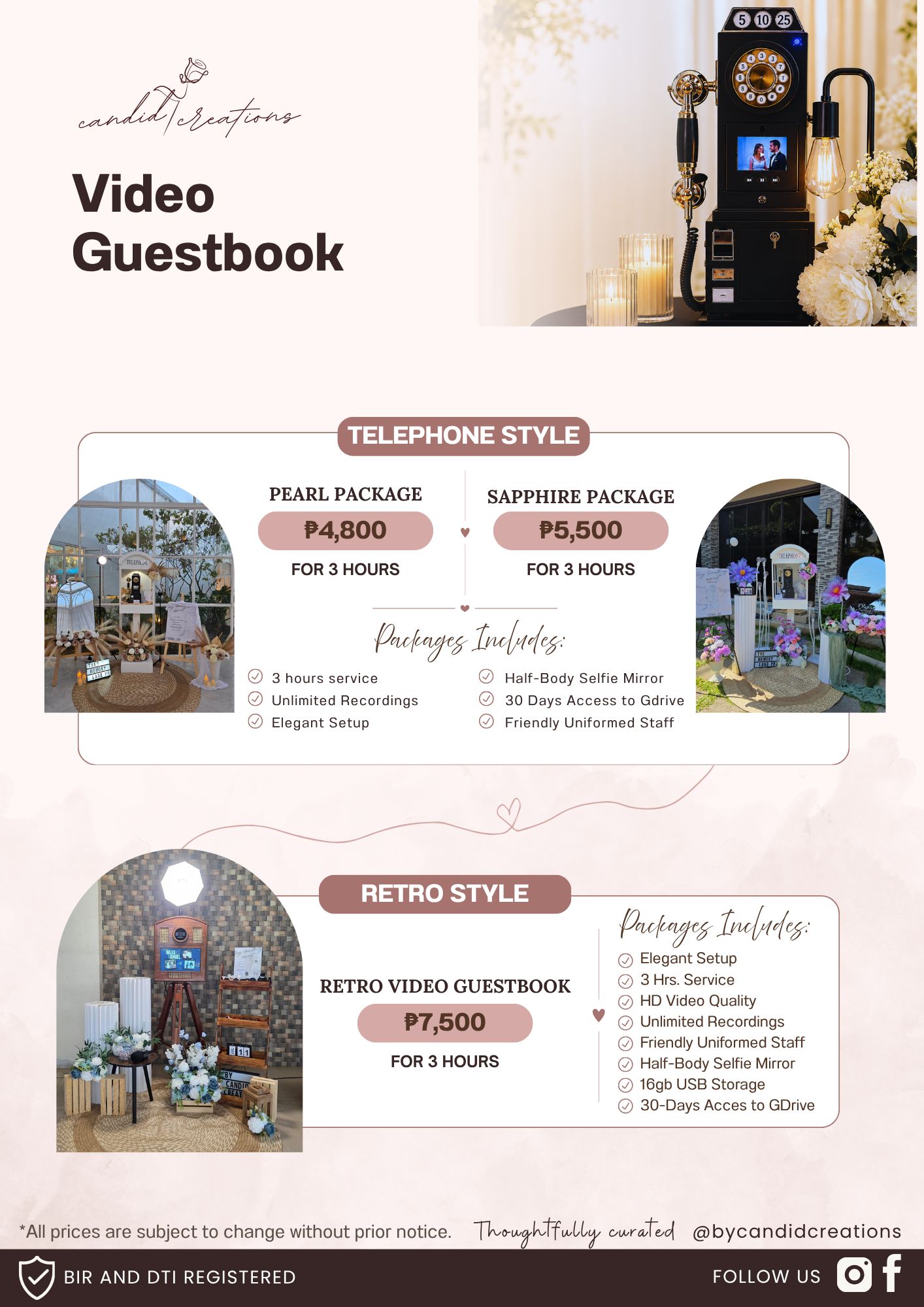Video Guestbook setup